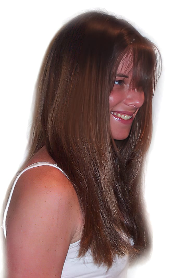After Picture - Classic Mid-Length MG Hair Extensions